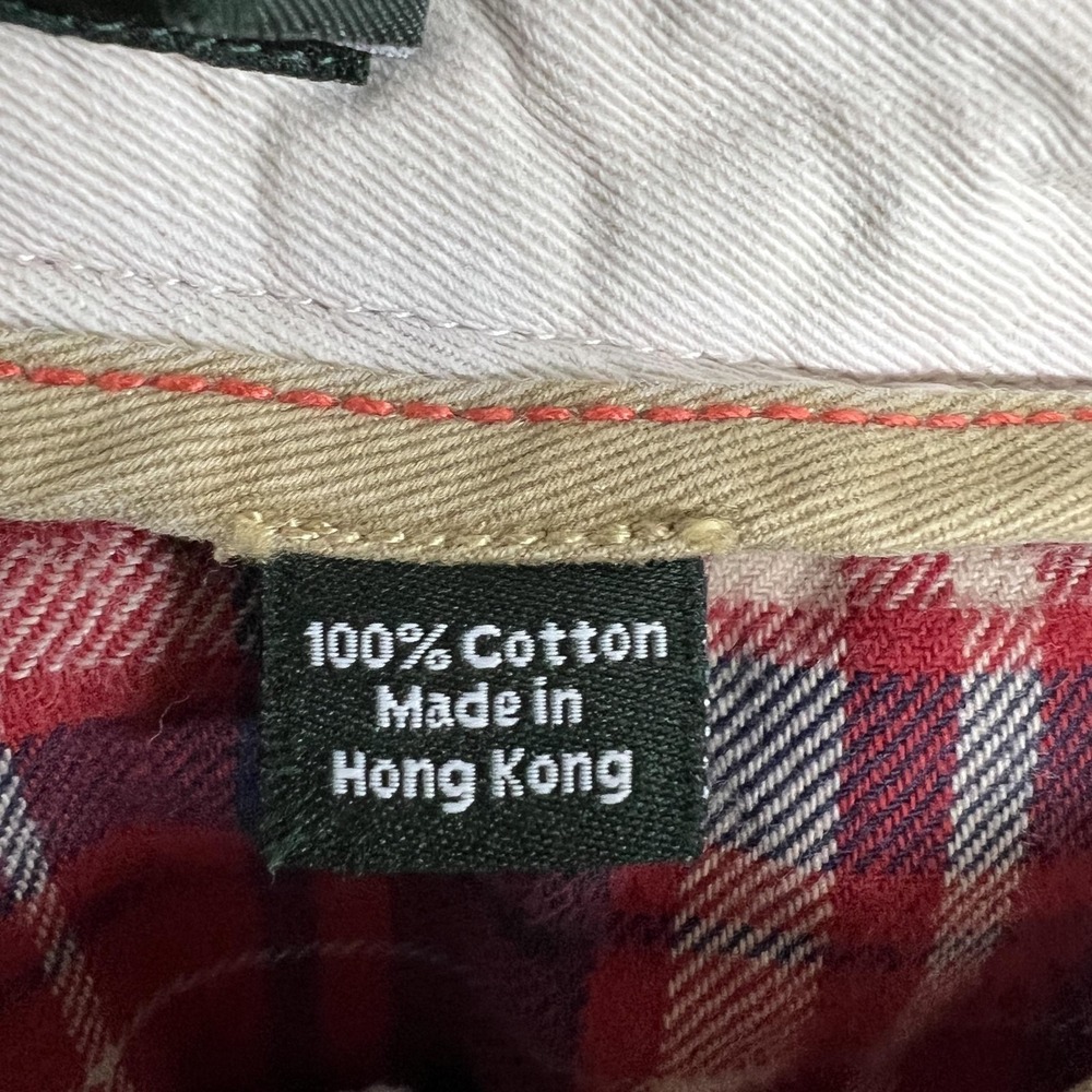 Vintage J Crew Pants Mens 32x30 Beige Khaki Flannel Lined Chino Winter Thermal - Picture 5 of 16